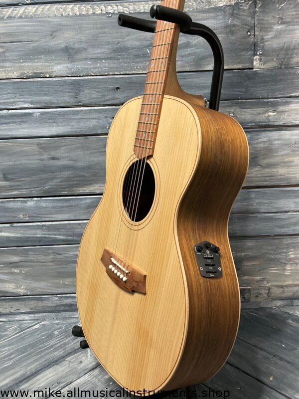 Cole Clark Left Handed AN2ELHBB ANGEL 2 E Bunya Face Australian Blackwood Back and Sides Acoustic Electric Guitar