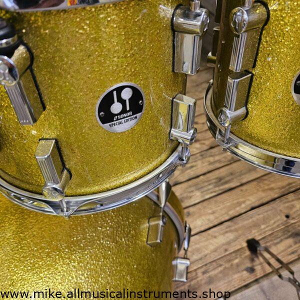 Drum Kit Sonor 3007 Special Edition, Yellow Sparkle