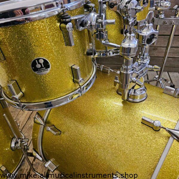 Drum Kit Sonor 3007 Special Edition, Yellow Sparkle