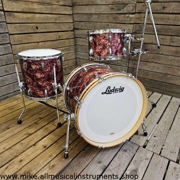 Ludwig Classic Maple Drum Kit, Burgundy Pearl Ltd Edition USED5