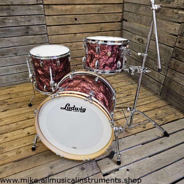 Ludwig Classic Maple Drum Kit, Burgundy Pearl Ltd Edition USED5