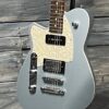 Reverend Left Handed Double Agent OG Electric Guitar - Metallic Silver Freeze