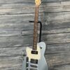 Reverend Left Handed Double Agent OG Electric Guitar - Metallic Silver Freeze