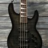 Used Jackson 2011 JS Series Concert Bass JS3 Electric Bass with Gig Bag- Flame Black