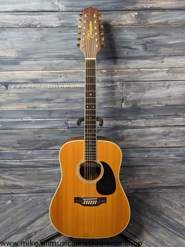 Used Takamine 1990 F-400 12 String Acoustic Electric Guitar with Case