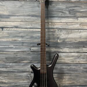 Warwick Left Handed RockBass Corvette Basic 4-String Electric Bass Nirvana Black Transparent Satin